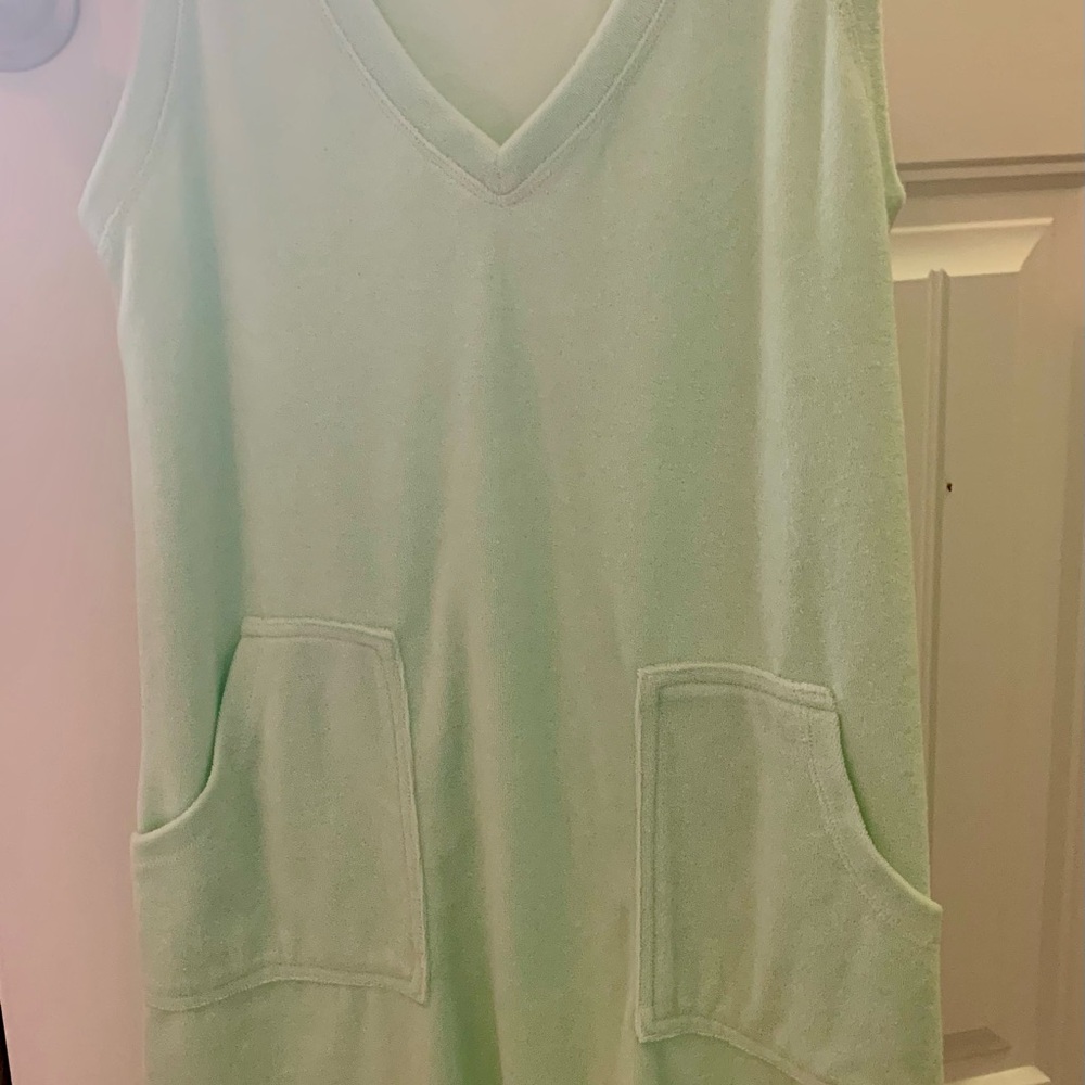 Pink Lily Mint Green Sleeveless Dress